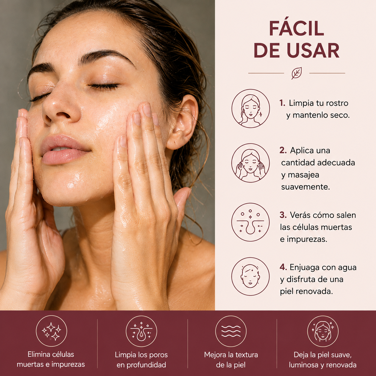 Gel Exfoliante Facial y Corporal- Mimi