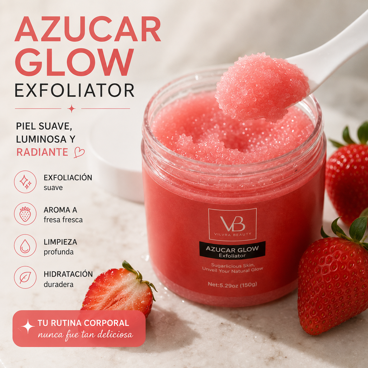 Exfoliante Corporal Azúcar Glow – Mimi