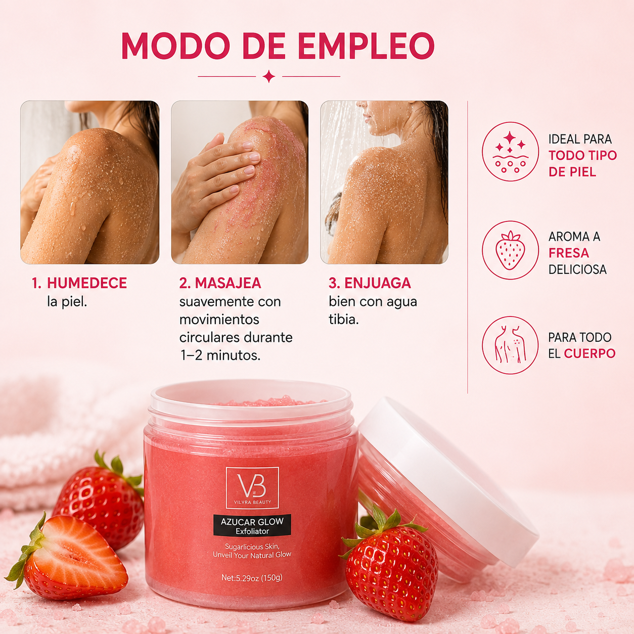 Exfoliante Corporal Azúcar Glow – Mimi