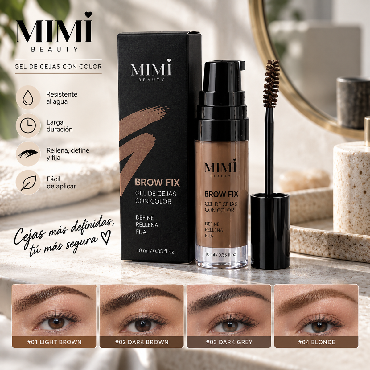 Gel de Cejas con Color - MIMI