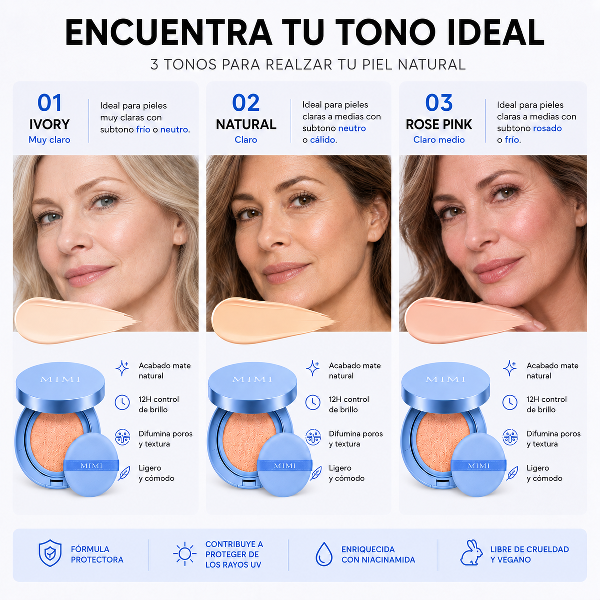 Base de Maquillaje en Esponja - MIMI